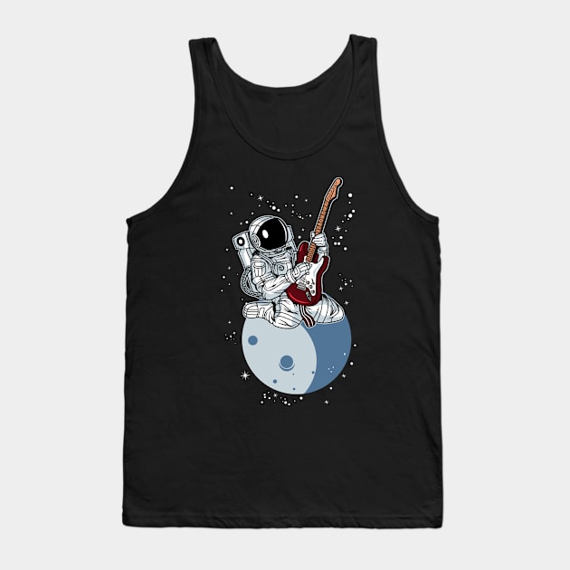 ASTRONAUT ROCK STAR Tank Top by beanbeardy